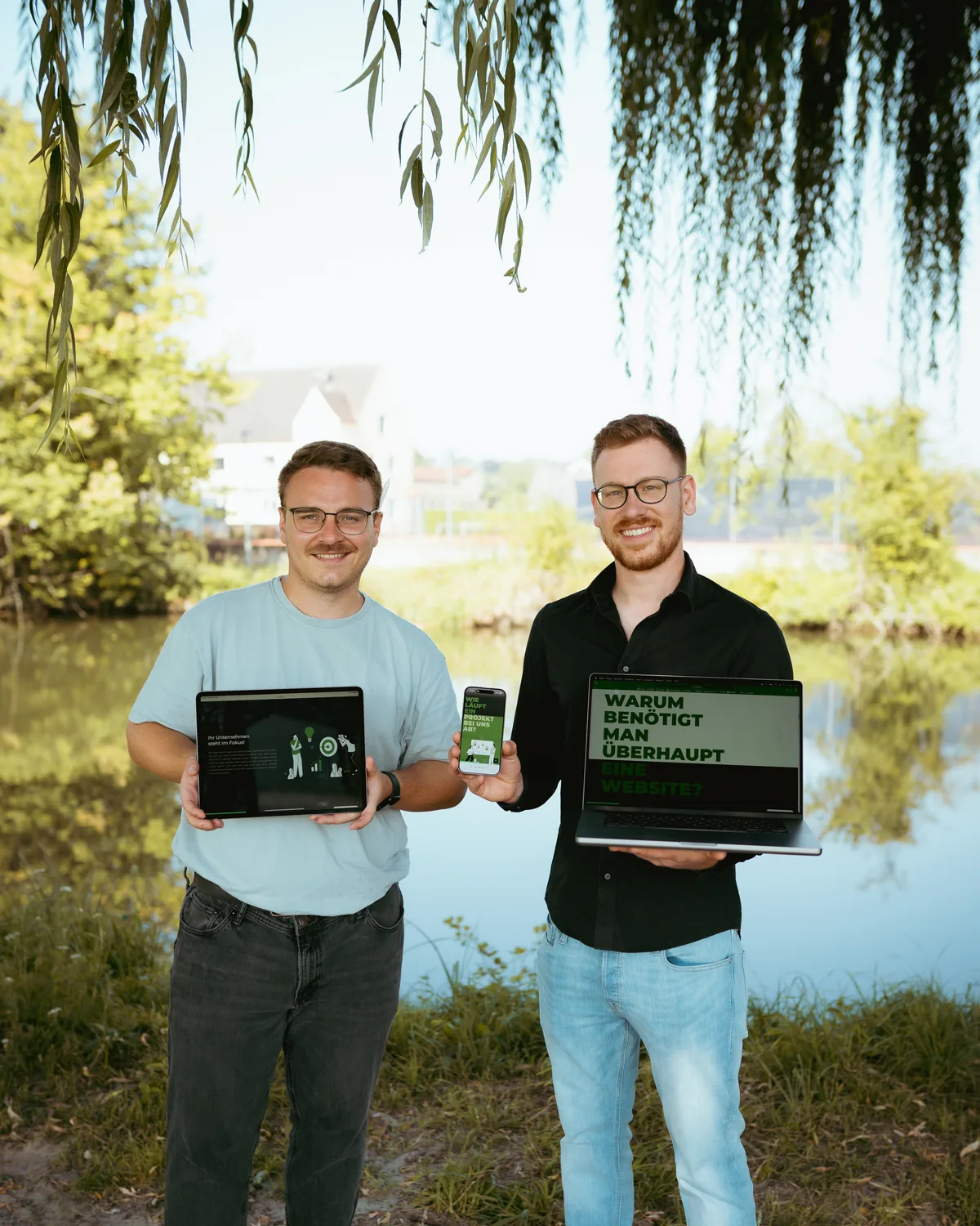 Ferdi und Dani, Foto 4 aus dem Kartenstapel auf der Über-uns-Seite